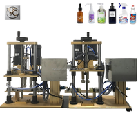 Machine de capsulage semi-automatique électrique FKJX à couple réglable, capsuleuse à vis à changement rapide, pour différents formats de contenants alimentaires en plastique