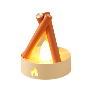 Lampe de chevet vintage créative effet feu de camp, lumière douce et bruit blanc pour le sommeil - Product Image 6