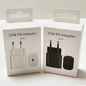 Cargador rápido de carga súper rápida de 25W para Samsung <span class=keywords><strong>Galaxy</strong></span> <span class=keywords><strong>note10</strong></span> PD tipo C cargador de pared enchufe EU/US/KR - Product Image 1