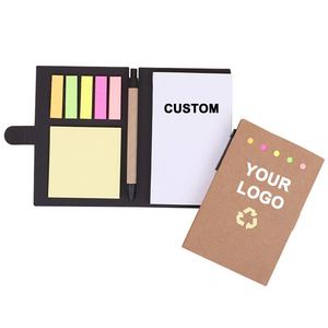 WJ1774 Custom Combination <b>Sticky</b> <b>Notes</b> Notebook Promotional Gifts Printed Memo Pad - Product Image 1