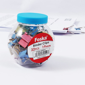 FOSKA Emballé dans un récipient pratique, petite pince à reliure métallique de 0,75 pouces pour les pinces alimentaires, les vêtements, les meubles et les applications extérieures - Product Image 5