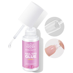 BORN PRETTY 7g <span class=keywords><strong>Colle</strong></span> à <span class=keywords><strong>ongles</strong></span> artificielle à séchage rapide, <span class=keywords><strong>colle</strong></span> à <span class=keywords><strong>ongles</strong></span> professionnelle super résistante, <span class=keywords><strong>colle</strong></span> à <span class=keywords><strong>ongles</strong></span> à appliquer au pinceau, SANS lumière UV - Product Image 1