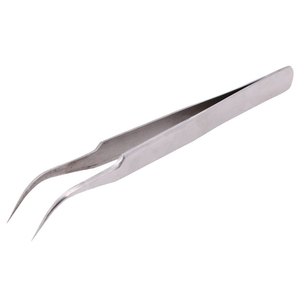 Pinces à cils en acier inoxydable de qualité supérieure, logo de marque personnalisé pour les cils, pinces à cils très vendues - Product Image 3