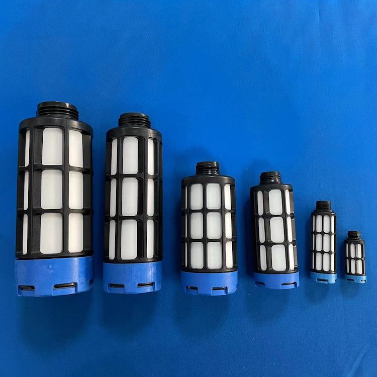 Pneumatic Air Cylinder Valves Sintered Noise Elimination Silencer Muffler u-1/2