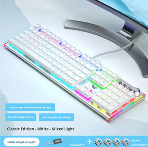 Teclado Mecánico para Juegos Aula F3020 Esports, 108 Teclas Programables, Retroiluminación RGB, USB 2.0, Tamaño Completo, Interruptores Negros para Computadoras de Escritorio y Portátiles - Product Image 5