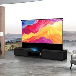 Pantallas de proyección de suelo eléctricas de cristal para mascotas modernas de 120 <span class=keywords><strong>pulgadas</strong></span> Gabinete de <span class=keywords><strong>TV</strong></span> láser integrado Hisense L9Q Triple <span class=keywords><strong>Laser</strong></span> Ultra - Product Image 1