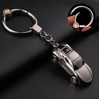 Porte-clés de voiture en métal LED de qualité supérieure porte-clés en alliage de zinc durable avec lampe de poche cadeau accessoires de voiture porte-clés