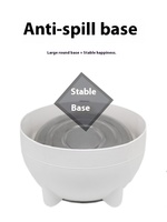 Biche pour animaux de compagnie Base en plastique oblique en acier inoxydable chat chien bol ensemble mignon personnalisé pour petits animaux protéger la colonne cervicale chien bol pour animaux de compagnie