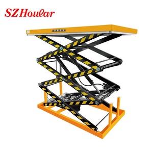 Heavy Duty Ba Kéo Bàn Nâng 1 Tấn Nền Tảng Cắt Kéo 1000Kg Thủy Lực Nâng Nền Tảng - Product Image 3