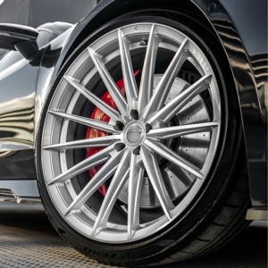 Velg SHIN Forged Brushed Silver Monoblock <span class=keywords><strong>Concave</strong></span> Forged Rims 18 19 20 21 22 Inch 66.6 5x112 VFS-2 untuk Audi A4 A5 A6 RS5 Q5 Q7 - Product Image 2