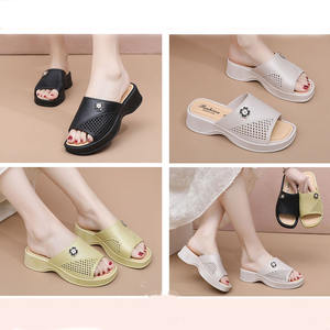 Pantofole da donna in PVC moda moda scarpe da spiaggia estive Indoor/Outdoor comode ad alto rapporto costo-efficacia antiscivolo per la <span class=keywords><strong>casa</strong></span> della ragazza - Product Image 2