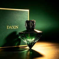 Flacon de parfum haut de gamme en verre de 50 ml en forme d'ananas, avec pompe à air de 18 mm de diamètre pour un scellage hermétique
