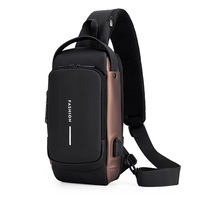 Sac bandoulière homme léger, imperméable, design simple, nouvelle collection, prix de gros, sac de poitrine tendance