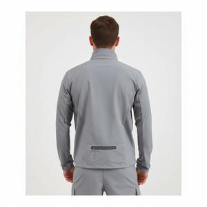 Veste coupe-vent d'extérieur à coque dure Imperméable à capuche 3D haute performance Fermeture à glissière Respirant Coupe-vent Grande taille - Product Image 1