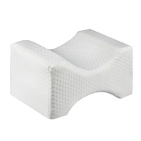 Oreillers Confortables Coussins à Mémoire de Forme pour Dormeurs Latéraux Soulagement de la Douleur Sciatique Oreiller avec Sangle Amovible Support pour les Jambes