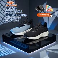 Chaussures de course athlétiques pour hommes, de haute qualité, avec amorti, baskets de marche pour hommes, chaussures de sport personnalisées, vente en gros