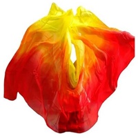Voile de danse du ventre en soie 100% pour femmes Voile à la main Accessoires de danse du ventre Taille libre