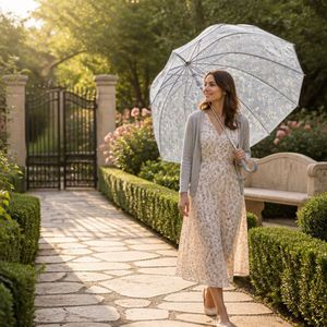 Nouvel Arrivage Parapluie Promotionnel Droit Semi-Automatique Transparent Poe Vente en Gros Cadeau d'Affaires - Product Image 2