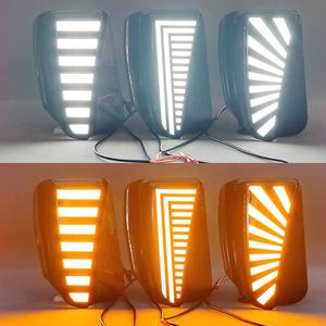 Feux de jour à LED pour <span class=keywords><strong>Toyota</strong></span> <span class=keywords><strong>Prius</strong></span> 2012 2013 2014 2015, <span class=keywords><strong>3</strong></span> couleurs, DRL, avec clignotants - Product Image 3