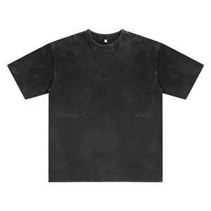 Maglietta in Cotone Morbida e Resistente per Uso Quotidiano, Stile Retrò Lavato, Disponibile in Stock, T-Shirt a Compressione in Cotone D81 - Product Image 1