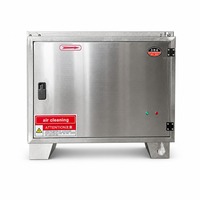 Purificateur d'air de cuisine commercial électrostatique ESP en acier inoxydable à faible émission pour restaurants et friteries (OEM)