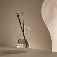Bouteille diffuseur de parfum en verre ODIS 200 ml, extra large, de luxe, vide, double paroi en borosilicate, pour hall d'hôtel