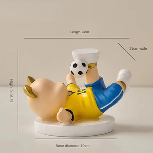 <b>Top</b> Fashion Customized Vinyl Toys Vinyl Material Football Toy Figures for Indoor Home Play Suitable for Kids and Adults - Product Image 3