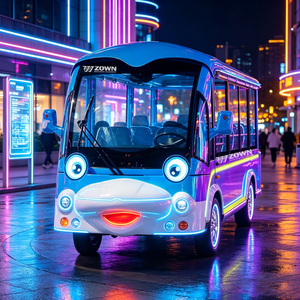 รถบัสไฟฟ้าเที่ยวชมเมือง ZOWN 23 ที่นั่ง แบบเปิดประทุน สีสั่งทำได้ รถทัวร์ ขายตรงจากโรงงาน ชาร์จ 8-10 ชั่วโมง รับประกัน 2 ปี - Product Image 1