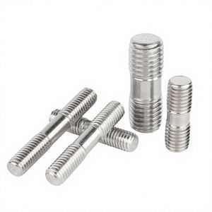 Perno de carrocería largo con rosca M16, acabado zincado, cabeza hexagonal, estándar DIN, compatible con OEM, para latón, hierro, Monel 400, acero simple - Product Image 2