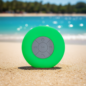 Enceinte Bluetooth portable Myrva, rechargeable, étanche, pour extérieur, plage, piscine, avec lumière LED - Product Image 2