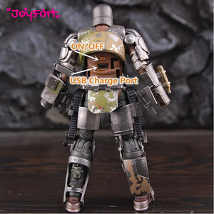 Figurines d'action Iron Man de 7 pouces de Zd Toys, édition du 10e anniversaire de Marvel - Version lumineuse - Lumière dans la poitrine (LED MK1) Échelle 1/10 - Product Image 3