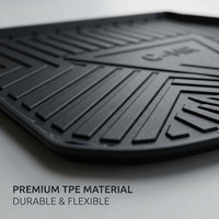 Tapis de protection de coffre avant et arrière moulé en 3D, imperméable et anti-salissures, pour Tesla Model Y 2025 – Accessoires toutes saisons
