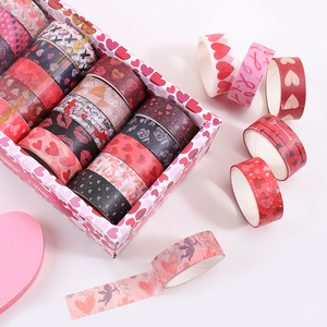 Personal isierte Valentinstag niedlichen Washi Tape Set gestanzte Papier band handgemachte Diy dekorative Aufkleber <span class=keywords><strong>Songdo</strong></span> Washi Tape - Product Image 6