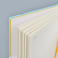 Carnet A5 léger et portable, nouveau modèle exclusif transfrontalier, impression de logo prise en charge, plusieurs couleurs disponibles