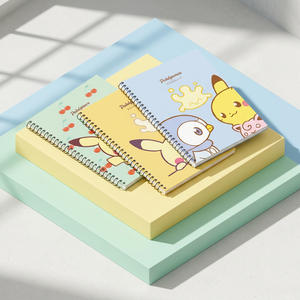 Pokmon Practice <b>Spiral</b> Binding 3 PCS Gift Set Korean Kids Stationery Cute Pikachu Character Random Notes AB0185 - Product Image 3