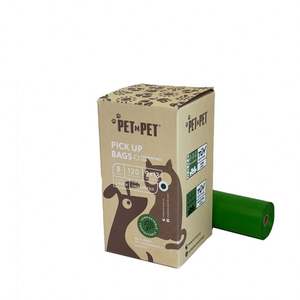 Sacs à déjections canines biodégradables personnalisés imprimés écologiques à vente chaude, sacs à déjections pour animaux de compagnie compostables pour chiens - Product Image 2