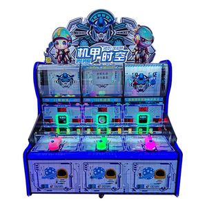 Three-People Coin-Operated Shooting Ball <b>Arcade</b> Game Machine Mecha Space-time Design Blind <b>Box</b> Gift Prize English 1 Year - Product Image 3