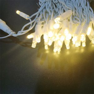 <span class=keywords><strong>Cable</strong></span> blanco de alta calidad IP65 impermeable 10m 100LEDs <span class=keywords><strong>Cable</strong></span> de goma al aire libre Navidad LED Cadena de luces con luces intermitentes - Product Image 3
