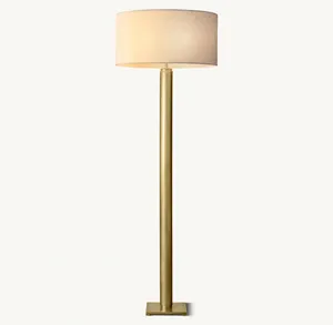 Дизайнерский классический ручной декор для гостиной, медный стоячий светильник для чтения, напольный светильник