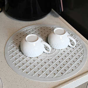 Asciugatura piatti protezione per isolamento termico multifunzionale scarico rapido tavolo da cucina antiscivolo tappetino per lavello <span class=keywords><strong>in</strong></span> <span class=keywords><strong>silicone</strong></span> <span class=keywords><strong>in</strong></span> gomma morbida - Product Image 3