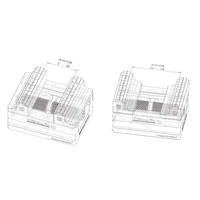 Étau auto-centrant 4/5 axes pour fixation CNC, serrage rapide avant/arrière, tailles : 2'', 3'', 4'', 5'', 6'', 7'', 8''