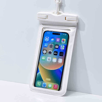 Sac étanche universel pour téléphone portable en PVC transparent avec écran tactile, IPX8, pour la natation, la plongée sous-marine