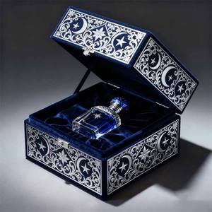 リジッドベルベットジュエリー香水ボックスギフトボックスリジッドペーパーボード引き出しボックスリジッドボックス香水用ミニ香水ボックス - Product Image 3