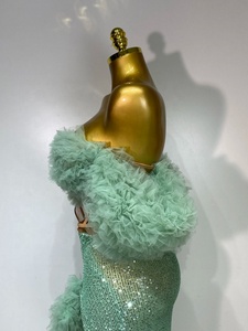 Women Two Piece Set Sparkly <strong>Sequins</strong> <strong>Top</strong> Long Skirt Elegant Evening <strong>Party</strong> Luxury Birthday Nightclub Singer Dancer Stage Outfit - Product Image 3