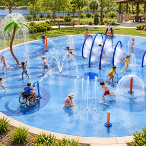 <span class=keywords><strong>Parc</strong></span> <span class=keywords><strong>aquatique</strong></span> extérieur Seaworld Splash Pad <span class=keywords><strong>avec</strong></span> jeux d'eau et fontaines aquatiques - Product Image 2