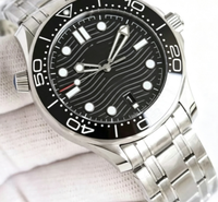 Montre-bracelet mécanique automatique pour hommes en acier inoxydable, calendrier lumineux, étanche