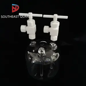 고품질 석영 유리 관 석영 유리 병 석영 Bubbler