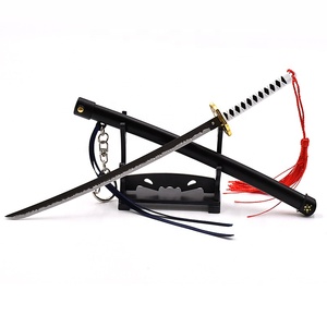 Jeu classique japonais Devil May Cry personnages de deux générations exclusif mini épée de samouraï artisanat en métal épée porte-clés cadeau jouet - Product Image 4