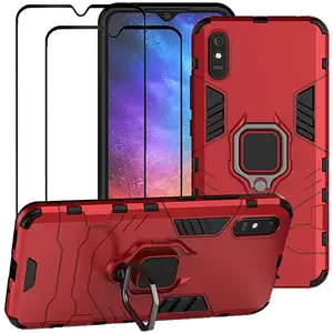 Rugged Shockproof Dual Layer Heavy Duty Protective Stand Cover For Xiaomi Redmi 9A Case