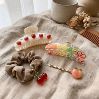 Kerajinan Resin Irisan Buah BZY, Gantungan Kunci Resin Custom, Ornamen Dekoratif Mini untuk Proyek DIY, Dekorasi Rumah